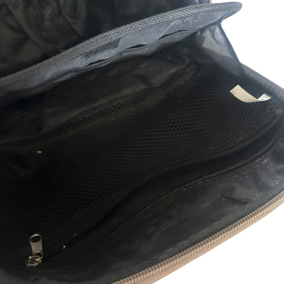 Bon Voyage Paris Safari Print Travel Vanity Case Bag Carry-On Organizer - Picture 10 of 10